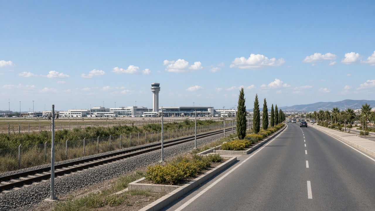 Gaziemir tarafı, havaalanı yolu