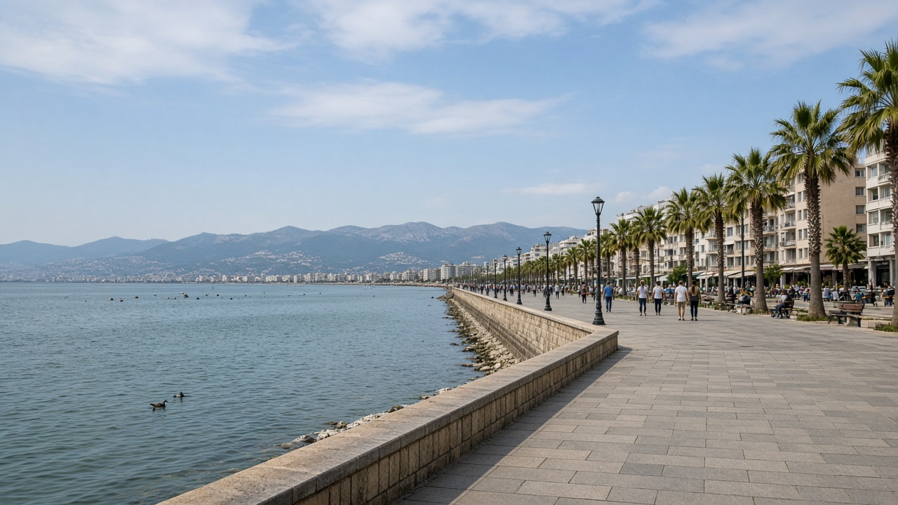 İzmir körfezi, Kordon tarafından