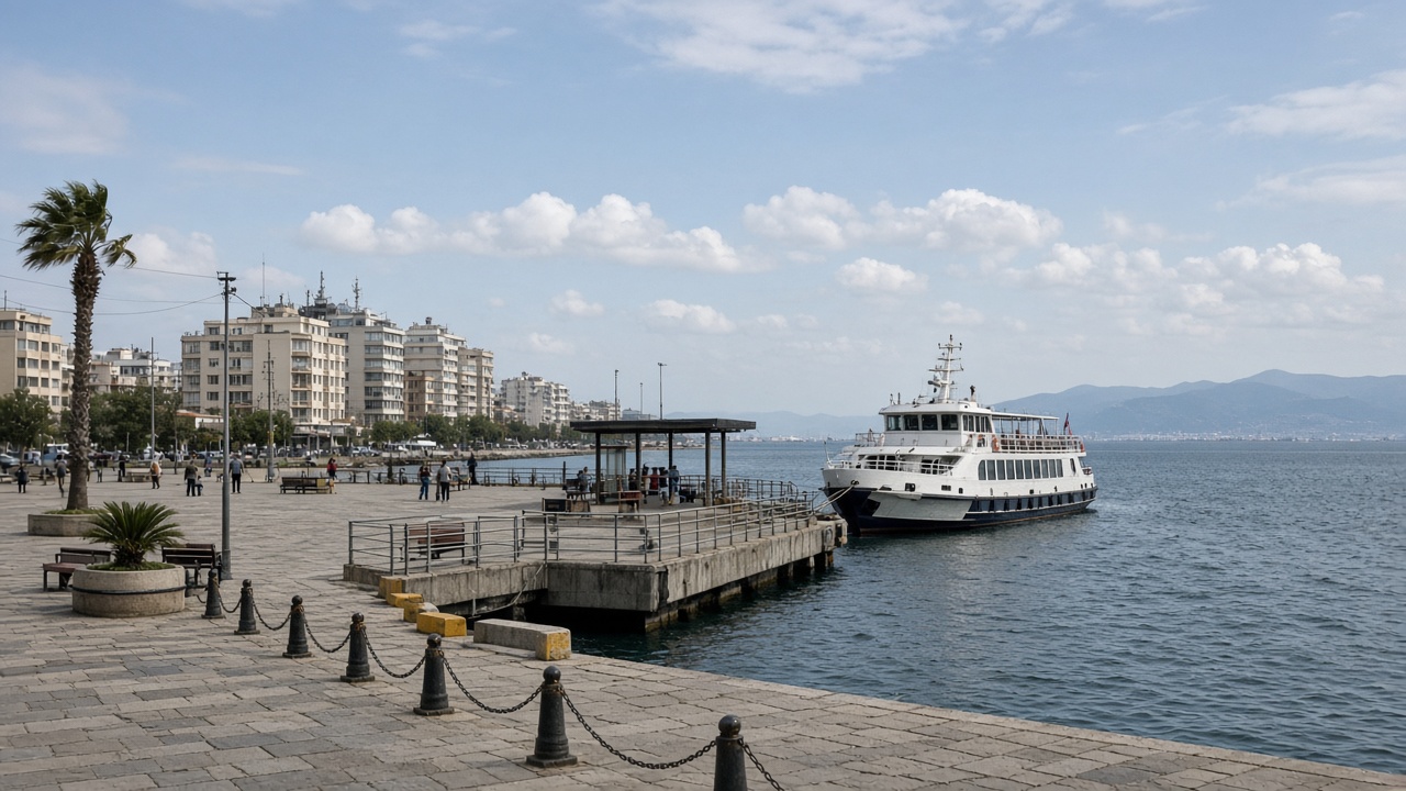 Karşıyaka iskele ve vapur